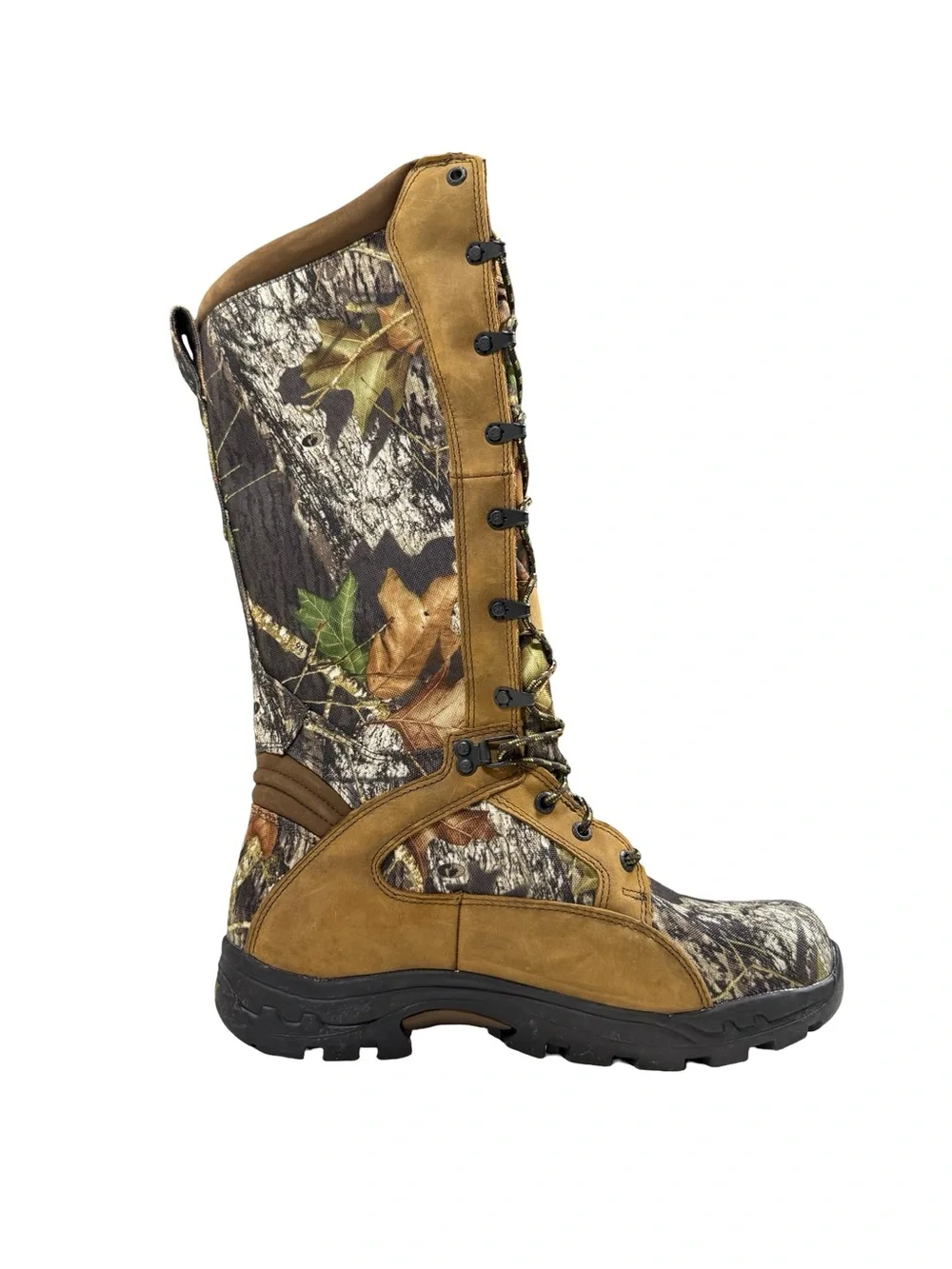 Rocky 16” Pro Lite Snake Boots Mossy Camo Hunting Waterproof Tactical Mens 9 USA